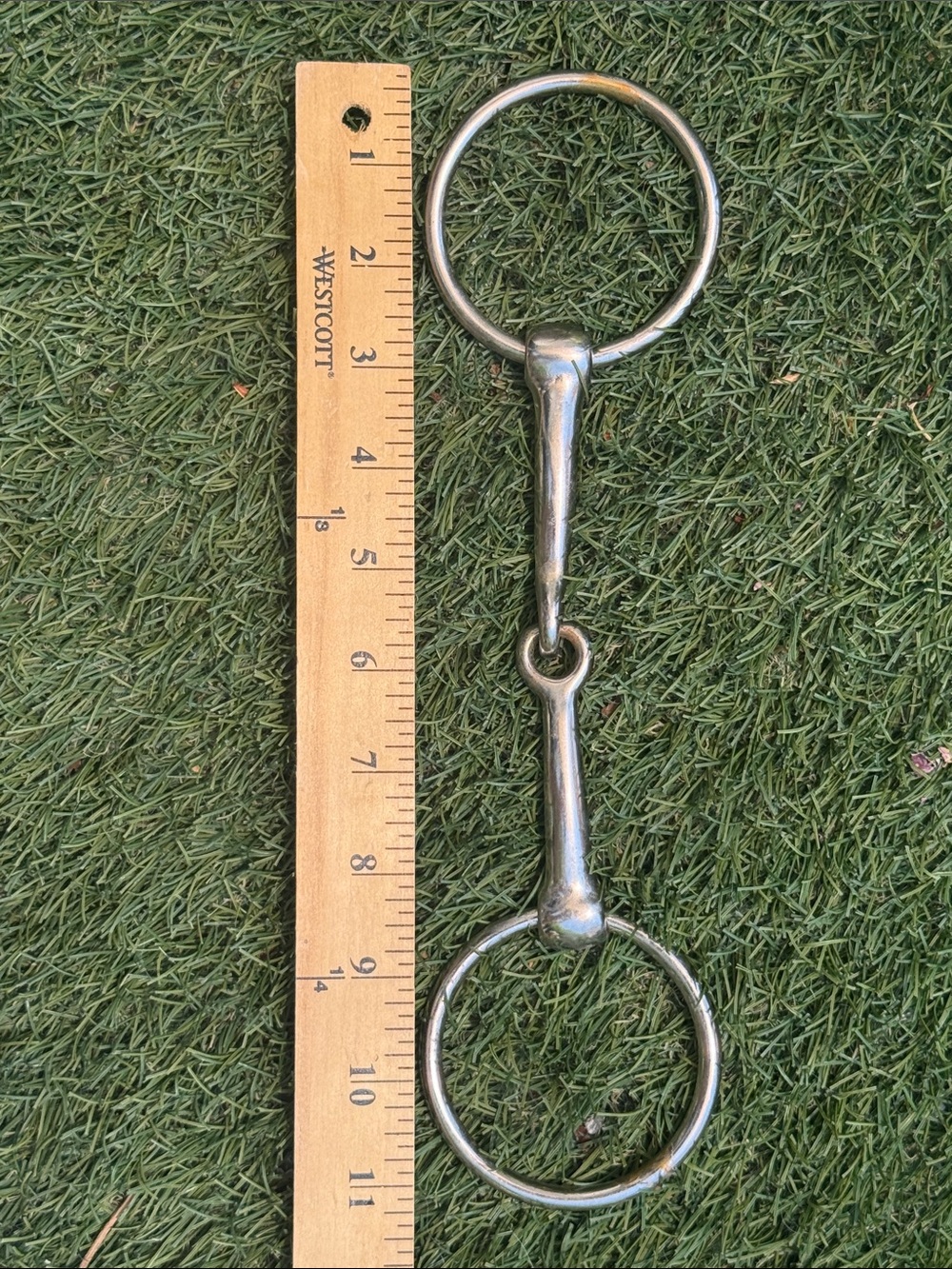 Stainless Steel Equestrian Snaffle Bit  - Silver for horses